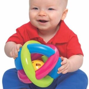 Brinquedo para Bebe Bola Maluquinha Merco Toys, Cores sortidas, 1 unidade