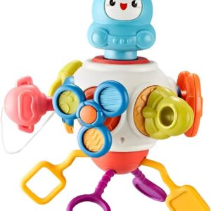 Brinquedo Sensorial Bebe Infantil Montessori Kidino Cubo De Atividades Educativo 8 em 1