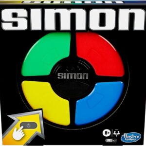 Hasbro Games, Jogo de Memória, Simon, Clássico - Jogo Eletrônico para Adultos e Crianças, 1 ou Mais Jogadores - A partir de 8 Anos