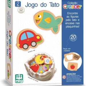 Jogo Infantil do Tato Crescer Encaixa Peças Criatividade Coordenação Motora Memória Concentração Imaginação - Nig 0459