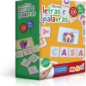 Toyster - Minhas letras e palavras - Jogo Educativo - Maderá - Maderá