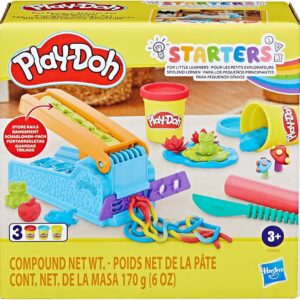 Play-Doh, Massinha de Modelar Infantil, Kit Inicial Fábrica Divertida - Conjunto de Brinquedo com Acessórios e 3 Potes - A partir de 3 Anos