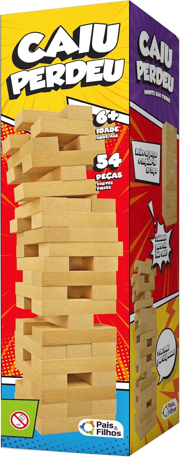 Pais & Filhos - Caiu Perdeu, 54 Pçs, idade mínima recomendada - 6 anos - Imagem 2