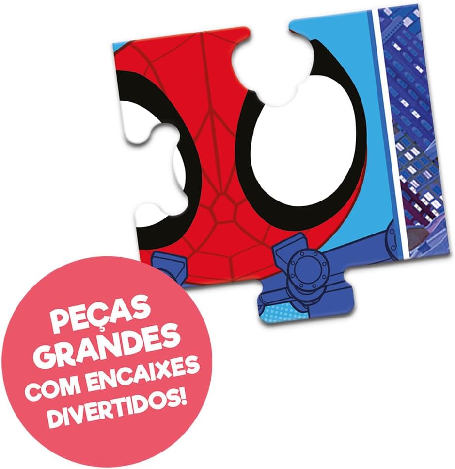 Toyster - Quebra-cabeça: Spidey - 28 peças Grandinho - Disney - JAK - Imagem 5