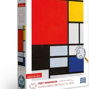Toyster - Quebra-cabeça: Piet Mondrian - 500 peças - Game Office