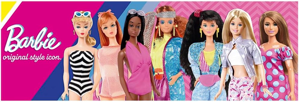 QUEBRA CABEÇA P350 PANORAMA BARBIE 65 ANOS - Imagem 2