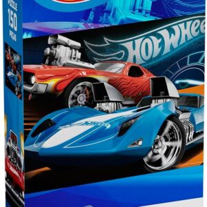 Quebra-Cabeça, Grow, Hot Wheels, 150 Peças