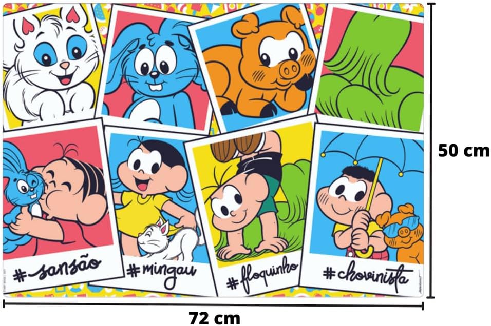 Toyster - Quebra-cabeça Grandão: Turma da Mônica - 48 peças - JAK - Imagem 4