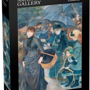 Renoir, quebra cabeça 500 peças, Os Guarda Chuvas, National Gallery, Mimo brinquedos