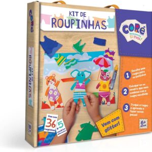 Toyster - Coleção Fazendo Arte: Kit de roupinhas - Kit de Atividades - Coré