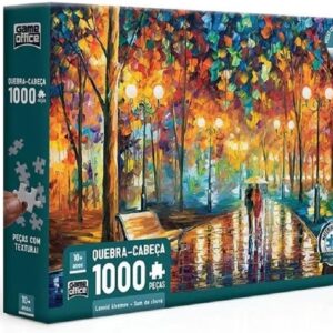 Toyster - Quebra-cabeça: Leonid Afremov - Som da Chuva - 1000 peças - Game Office