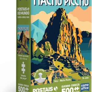 Toyster - Quebra-cabeça: Postais do Mundo - Peru - Machu Picchu - 500 peças nano - Game Office