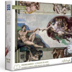 Toyster - Quebra-cabeça: Michelangelo - A Criação de Adão - 500 peças - Game Office