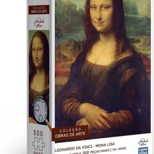 Toyster - Quebra-cabeça: Leonardo Da Vinci - A Mona Lisa - 500 peças nano - Game Office