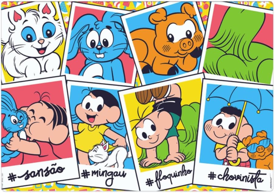 Toyster - Quebra-cabeça Grandão: Turma da Mônica - 48 peças - JAK - Imagem 5