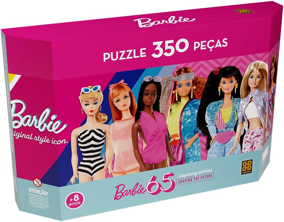 QUEBRA CABEÇA P350 PANORAMA BARBIE 65 ANOS
