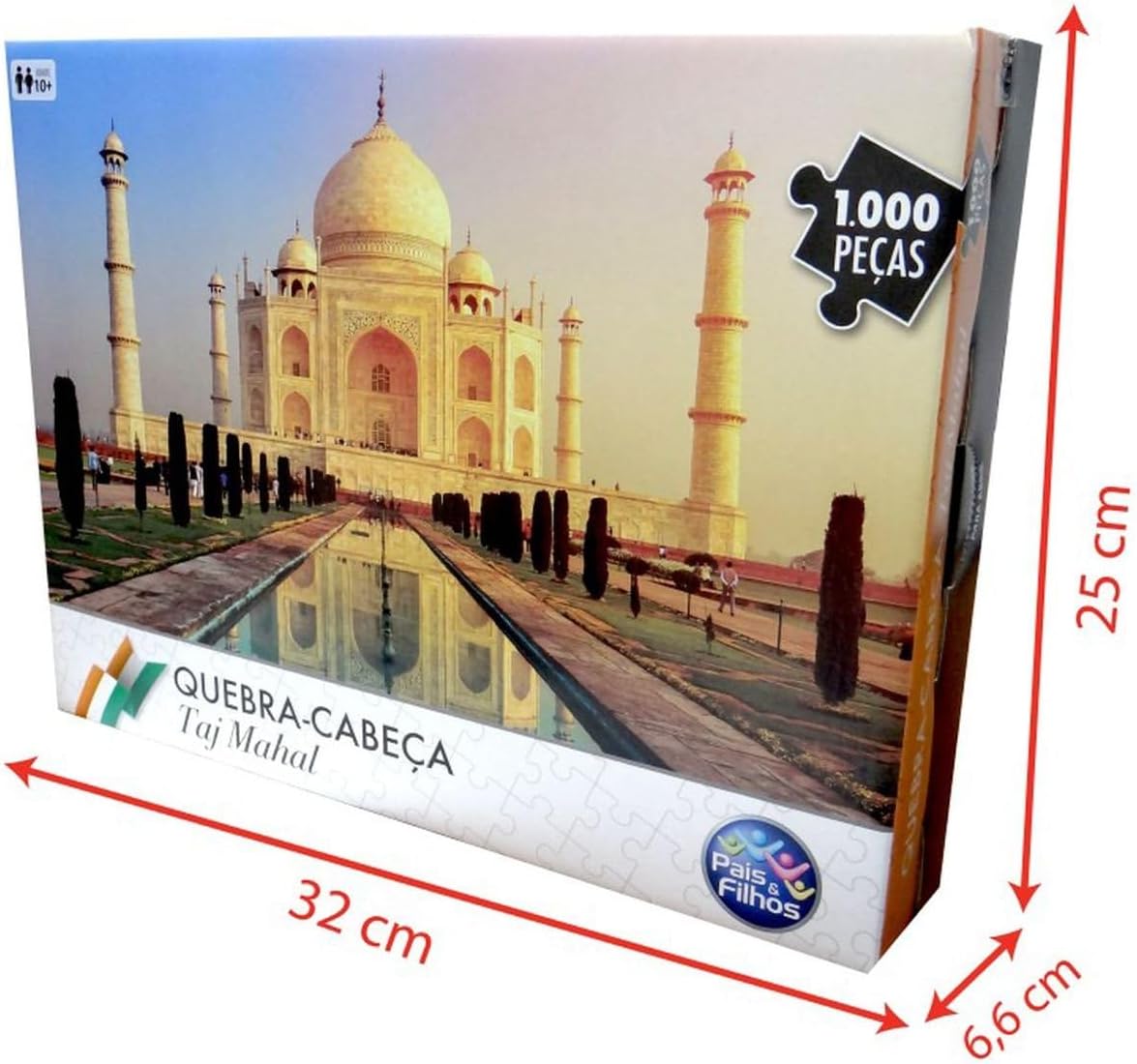 Pais, Filhos Quebra-Cabeça Taj Mahal - Imagem 4