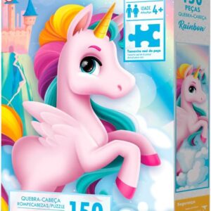 Pais E Filhos Quebra-Cabeça Rainbow Pais & Filhos Rosa 150 Peças