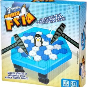 Jogo Pinguim Quebra Gelo Numa Fria Tamanho Jogos De Mesa | Brinquedo Educativo para Crianças