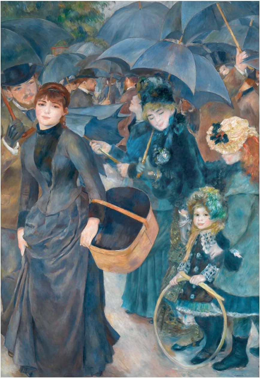 Renoir, quebra cabeça 500 peças, Os Guarda Chuvas, National Gallery, Mimo brinquedos - Imagem 2