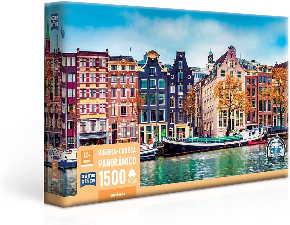 Toyster - Quebra-cabeça: Amsterdã - 1500 peças - Game Office