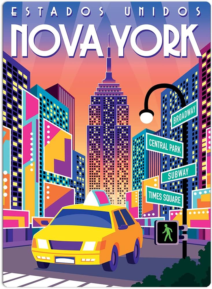 Toyster - Quebra-cabeça: Postais do Mundo - Estados Unidos - Nova York - 500 peças nano - Game Office - Imagem 3