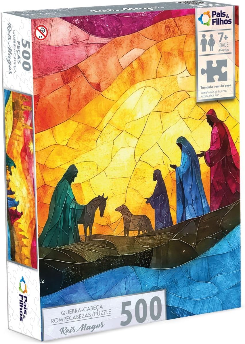 Pais & Filhos - Quebra-Cabeça, 500 Peças, Reis Magos