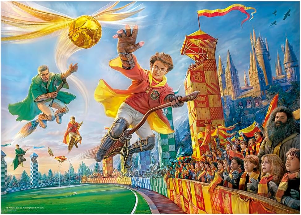 Quebra Cabeça 1000 Peças HARRY POTTER - QUADRIBOL - Grow - Imagem 2