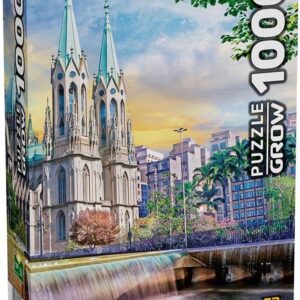 Quebra-cabeça 1000 peças Catedral da Sé, Grow