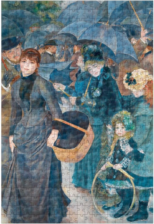 Renoir, quebra cabeça 500 peças, Os Guarda Chuvas, National Gallery, Mimo brinquedos - Imagem 3
