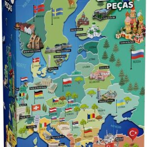 QUEBRA CABEÇA P200 VIAGEM PELA EUROPA