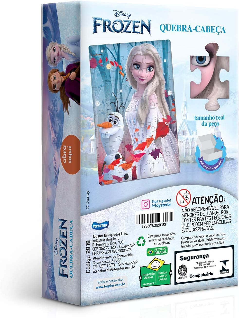 Toyster - Quebra-cabeça: Frozen - Elsa - 60 peças - Disney - JAK - Imagem 3