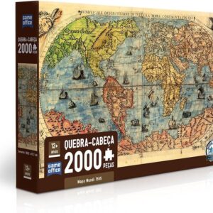 Toyster - Quebra-cabeça: Mapa Mundi 1565-2000 peças - Game Office