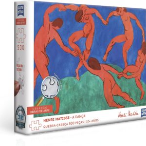 Toyster - Coleção Obras de Arte - Matisse: A dança - Quebra-cabeça 500 peças - Game Office