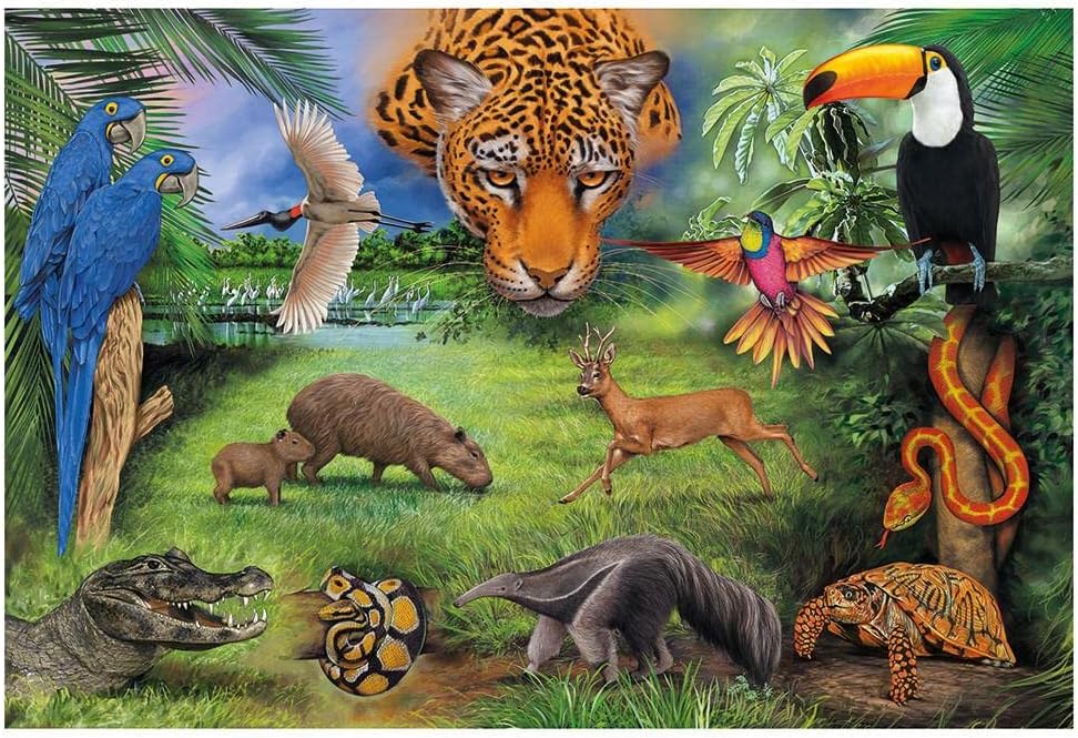 Quebra-cabeça 150 peças Fauna Brasileira - Grow - Imagem 3