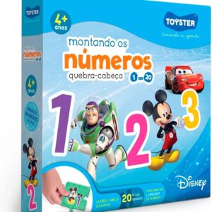 Toyster - Quebra cabeça educativo: Montando os Números - Disney