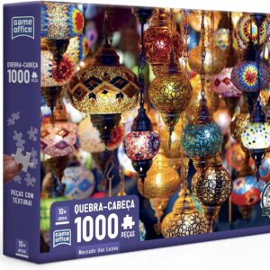 Toyster - Mercado das Luzes Quebra-Cabeça 1000 Peças -Game Office
