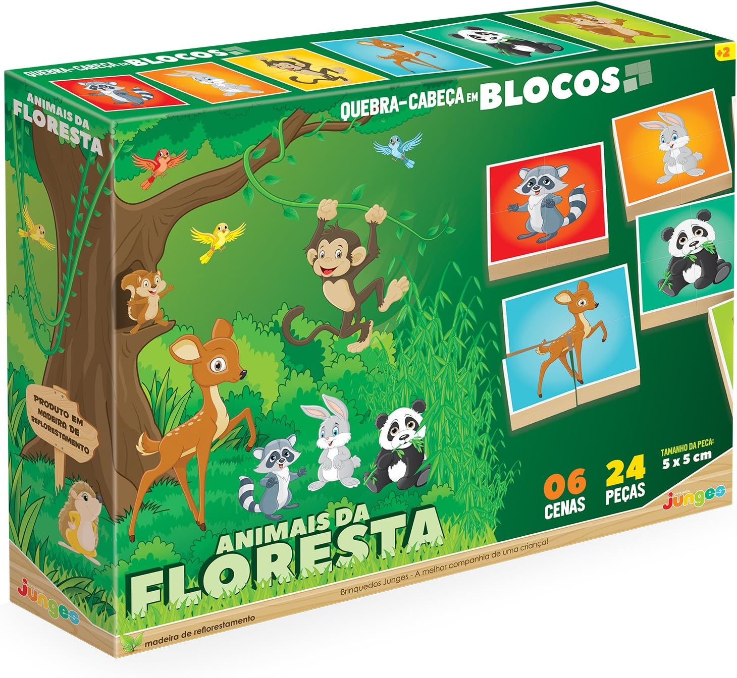 Quebra-cabeça em Blocos Floresta Junges - Imagem 4