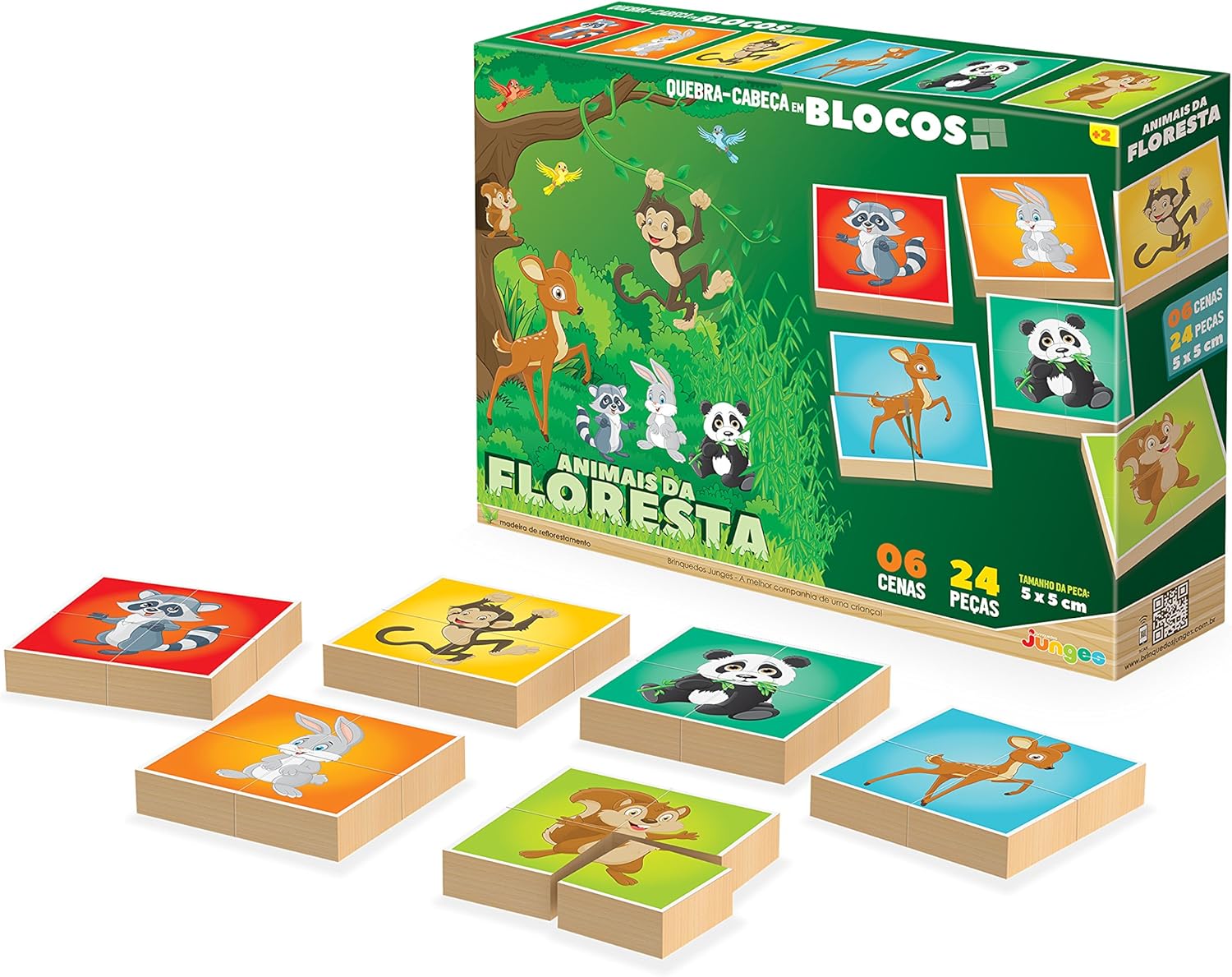 Quebra-cabeça em Blocos Floresta Junges - Imagem 3