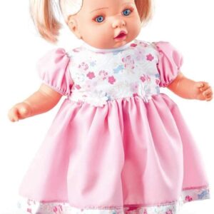 Boneca Angelina Loira 62 Frases 48Cm. Dismat, Dismat