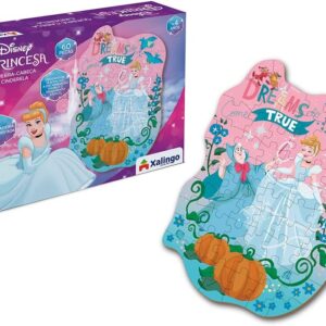 Quebra-Cabeças 60 Pcs Cinderela Disney, Xalingo