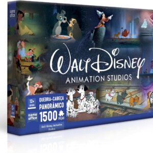 Toyster - Quebra-cabeça: Walt Disney Animation Studios Panorâmico - 1500 peças - Game Office