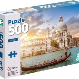 Quebra Cabeça - Veneza - 500 Peças, Nig Brinquedos