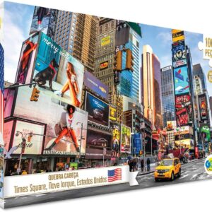 GGB Plast Quebra-Cabeça Times Square Nova Iorque EUA 1000 Peças