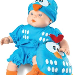 Boneca Galinha Pintadinha Mini Baby Roma Jensen Branca